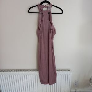 Light Purple Velvet Dress